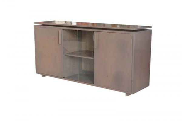 Bahut avec porte vitrée Pin HBH582PN