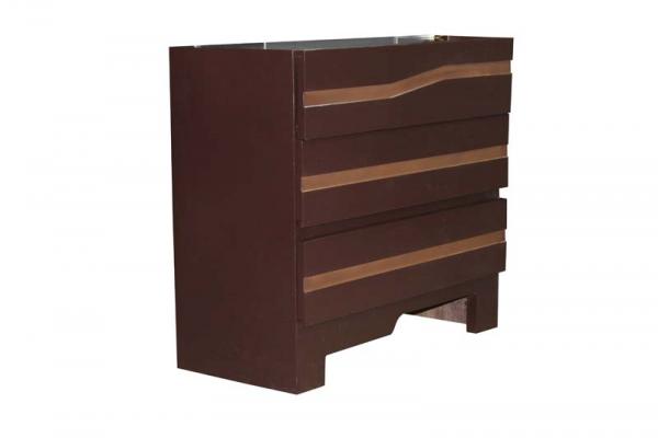 Commode 3 tiroirs styles défoncés Pin HCO734PN