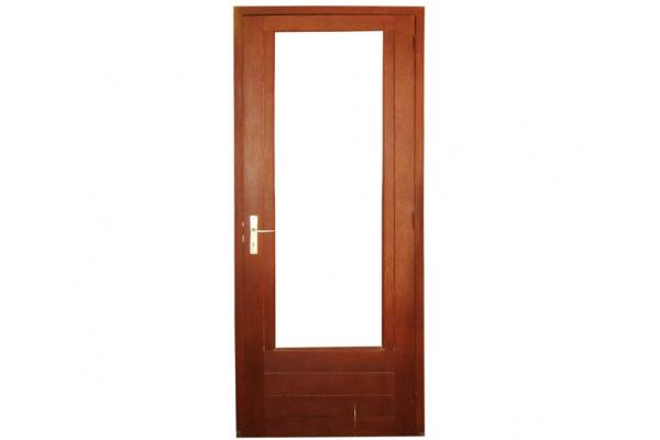 Porte 3/4 à vitrer 1/4 pleine P8