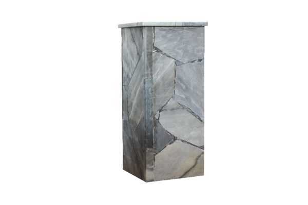 Colonne Marbre Isaorana  Carré 25x25 Ht 60