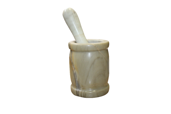 Mortier ac pilon Ø12cm et ht 15 cm  Marbre Isaorana