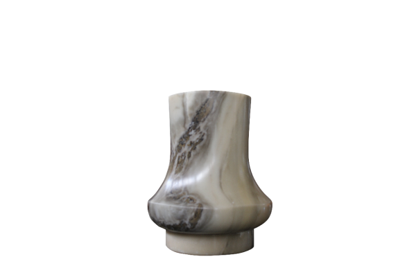 Vase Cloche Ht 25 et Ø20 Marbre Isaorana