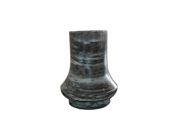 Vase Cloche Ht 25 et Ø20 Marbre Ivahony