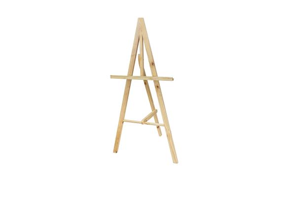 Chevalet fixe pour tableau Pin Verni naturel