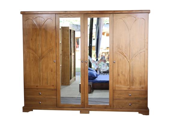 Armoire 4 portes Pin HAR1121PNTY