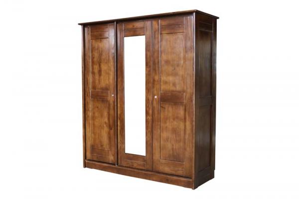 Armoire à portes battantes / Penderie Masterton 05, Bois de hêtre