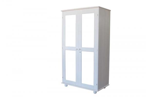 Armoire 2 Portes avec 4 miroirs Pin HAR588PN