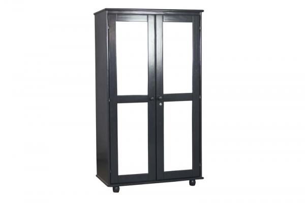 Armoire 2 Portes avec 4 miroirs Pin HAR588PN