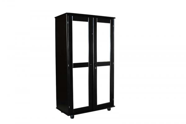 Armoire 2 Portes avec 4 miroirs Pin HAR588PN