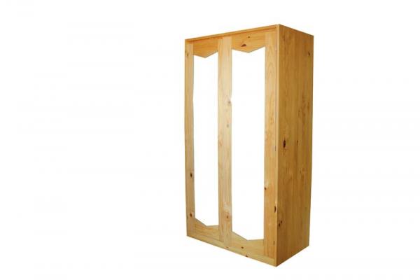 Armoire 2 portes à glaces style V Pin HAR668PN