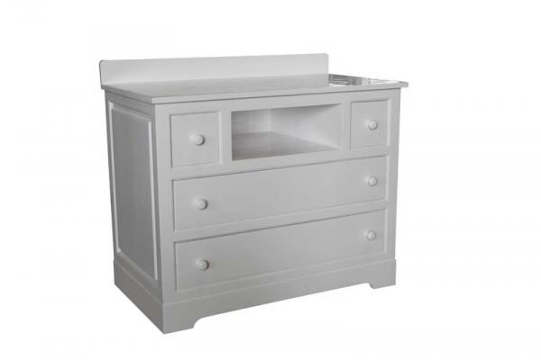 Commode 4 tiroirs Pin HCO597PN