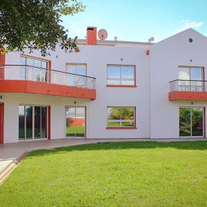 Villa blanc vue extérieur