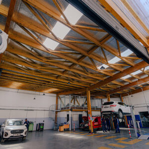 atelier mécanique structure bois